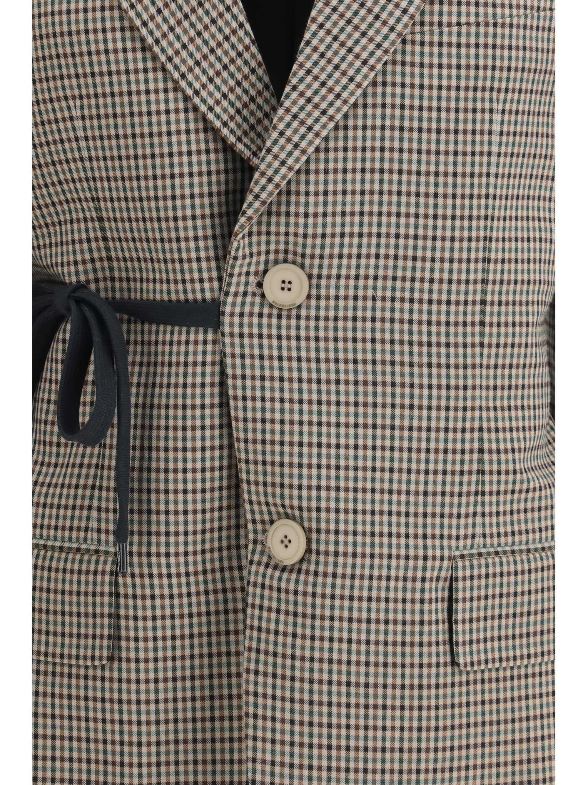 Single-breasted Vichy Jacket