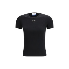Off Stamp Rib Basic T-shirt