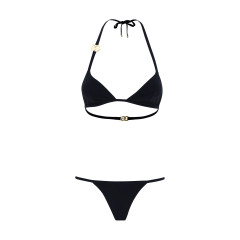 Triangle Bikini with gold plaque