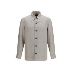 Cashmere, linen, and silk Overshirt