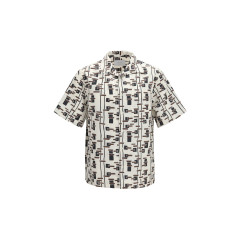 Patterned bowling Shirt
