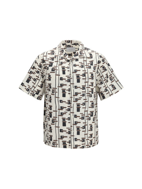 Patterned bowling Shirt
