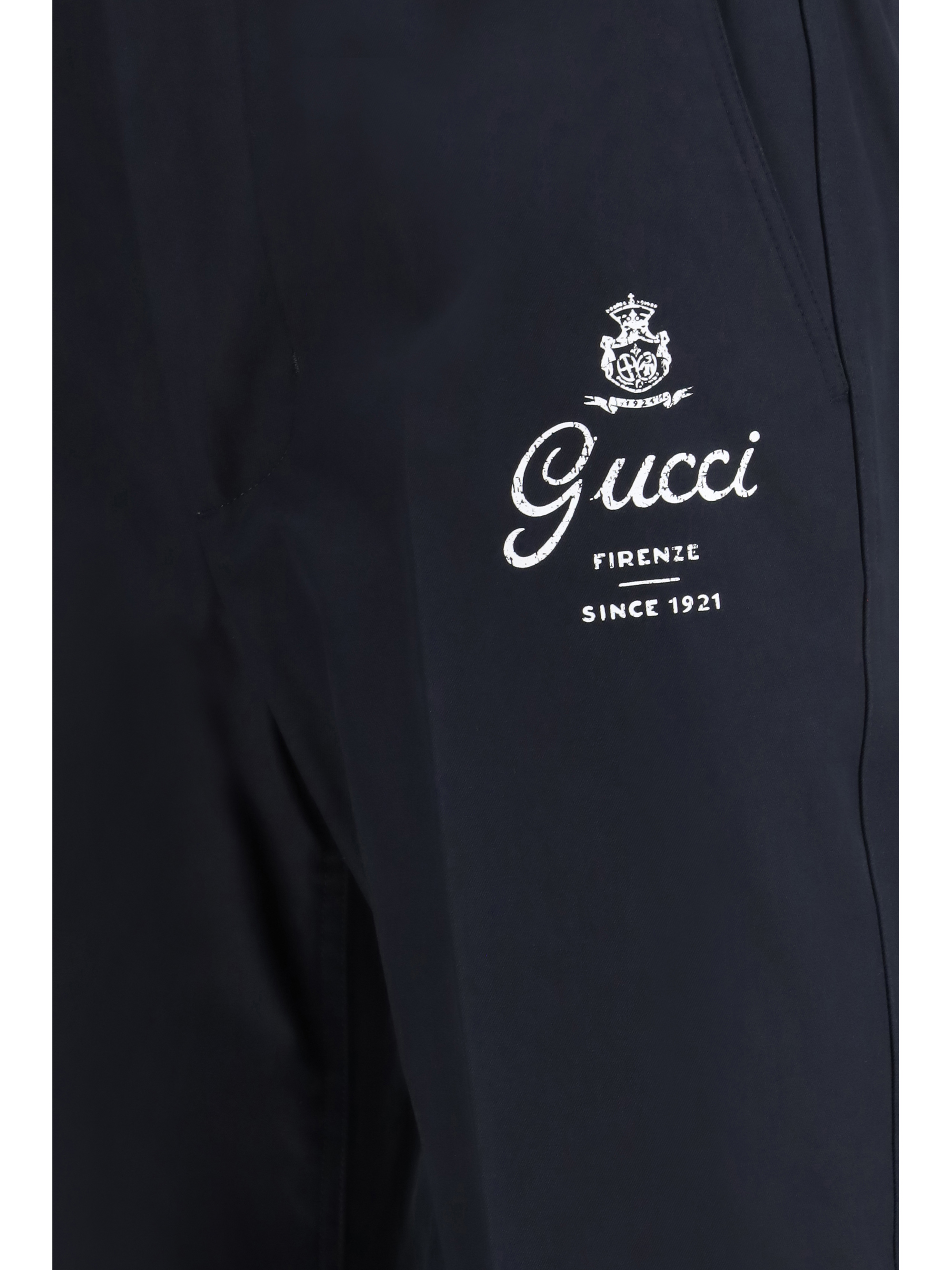 Compact cotton twill Pants