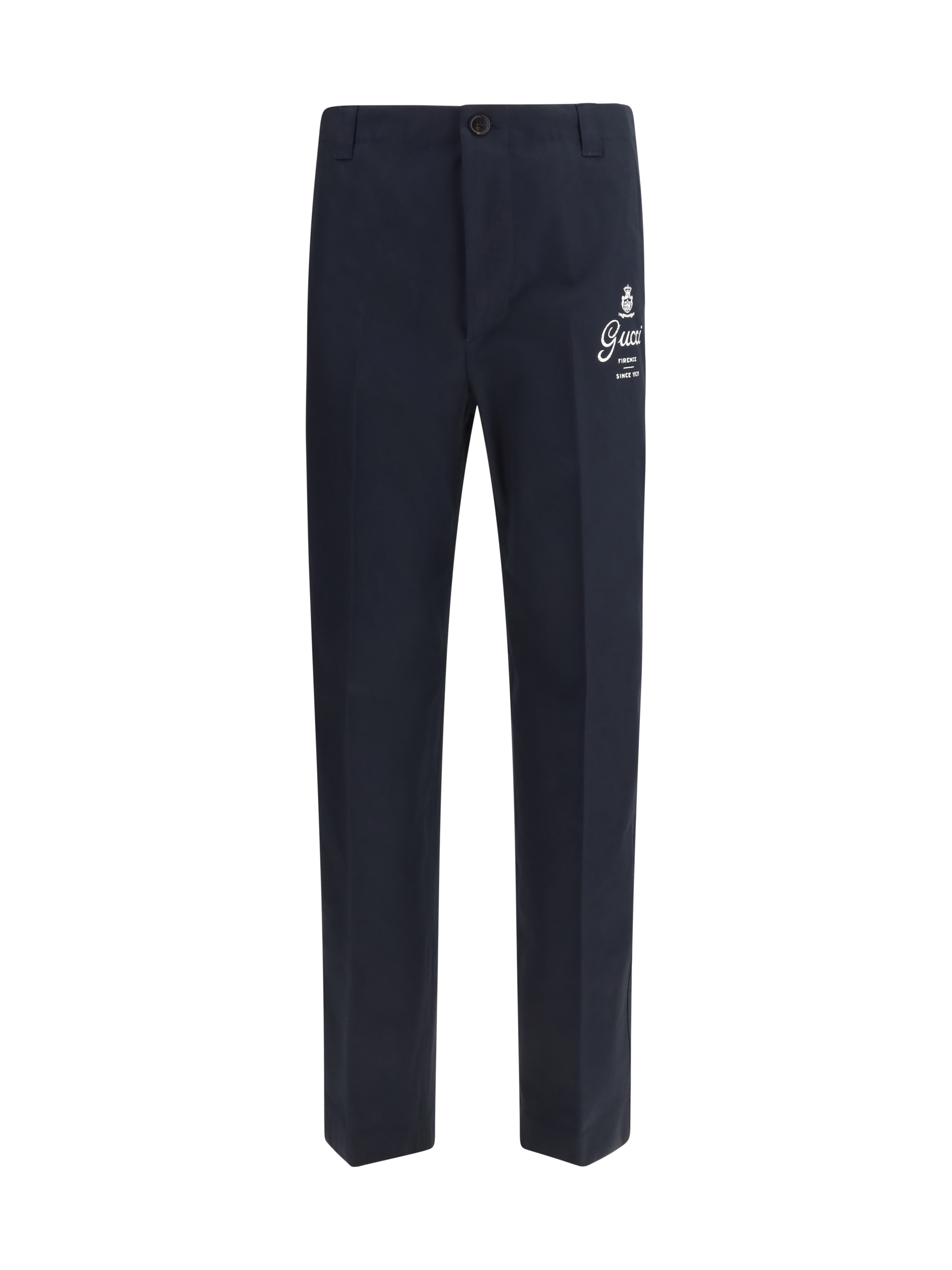 Compact cotton twill Pants