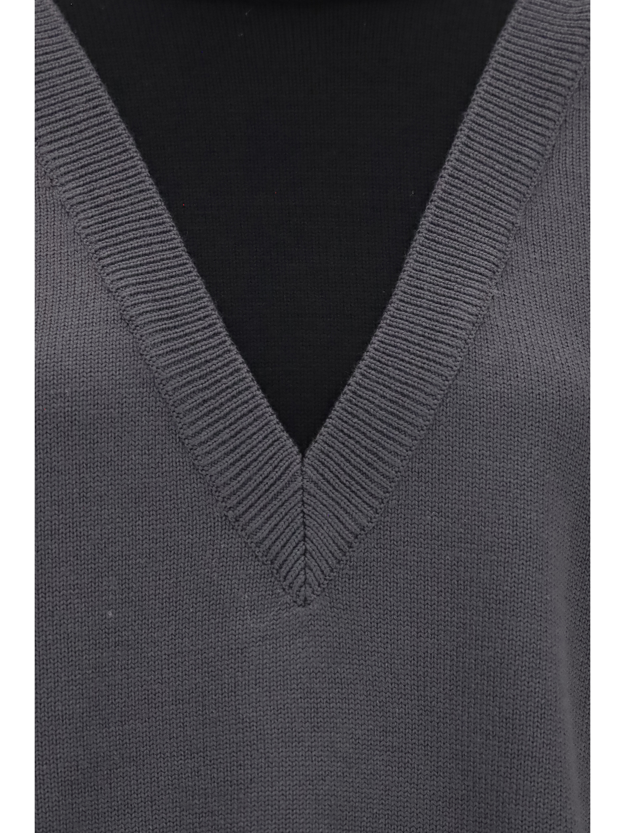 Two-tone high-neck Sweater