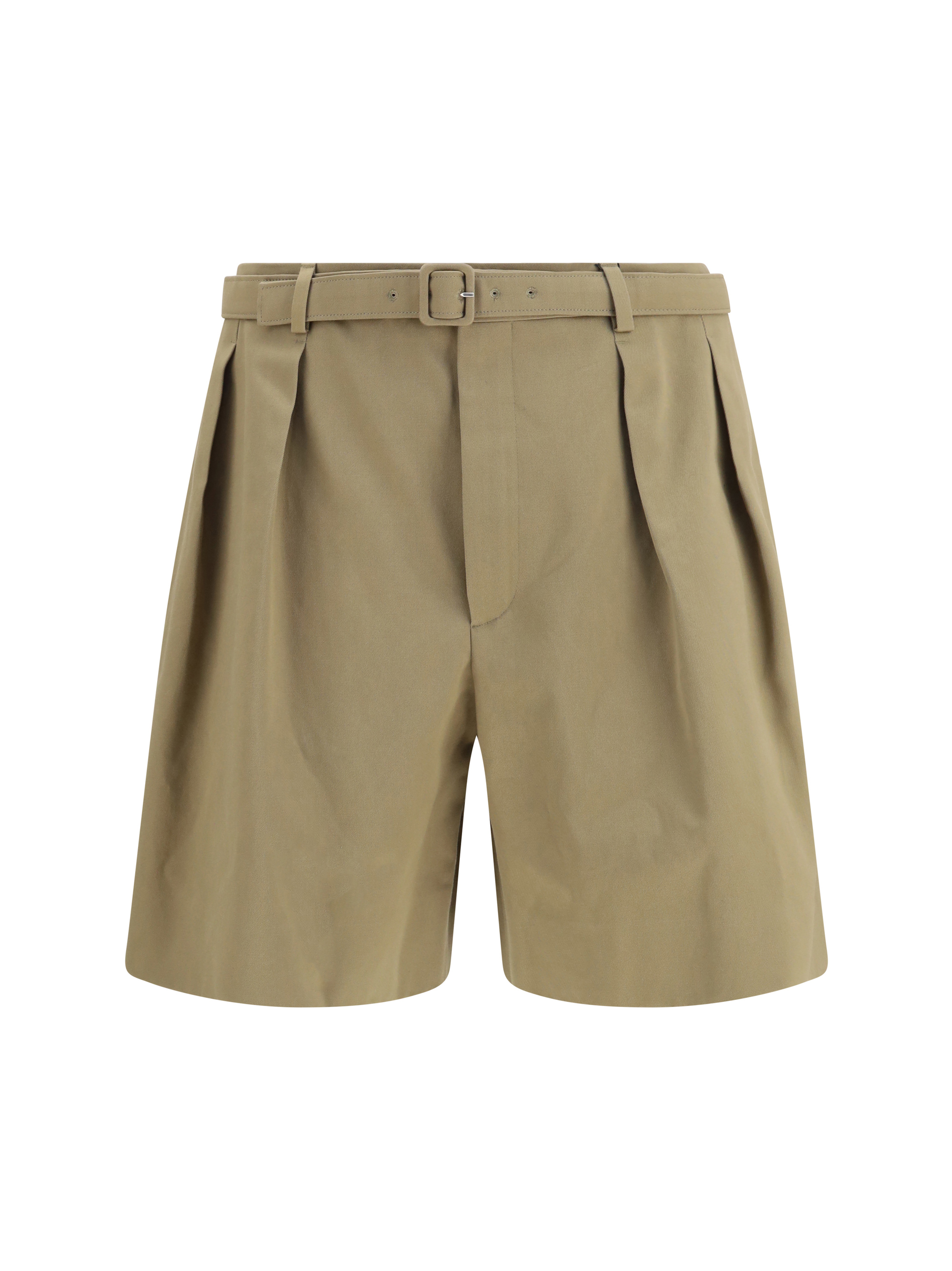 Pleated belt Shorts