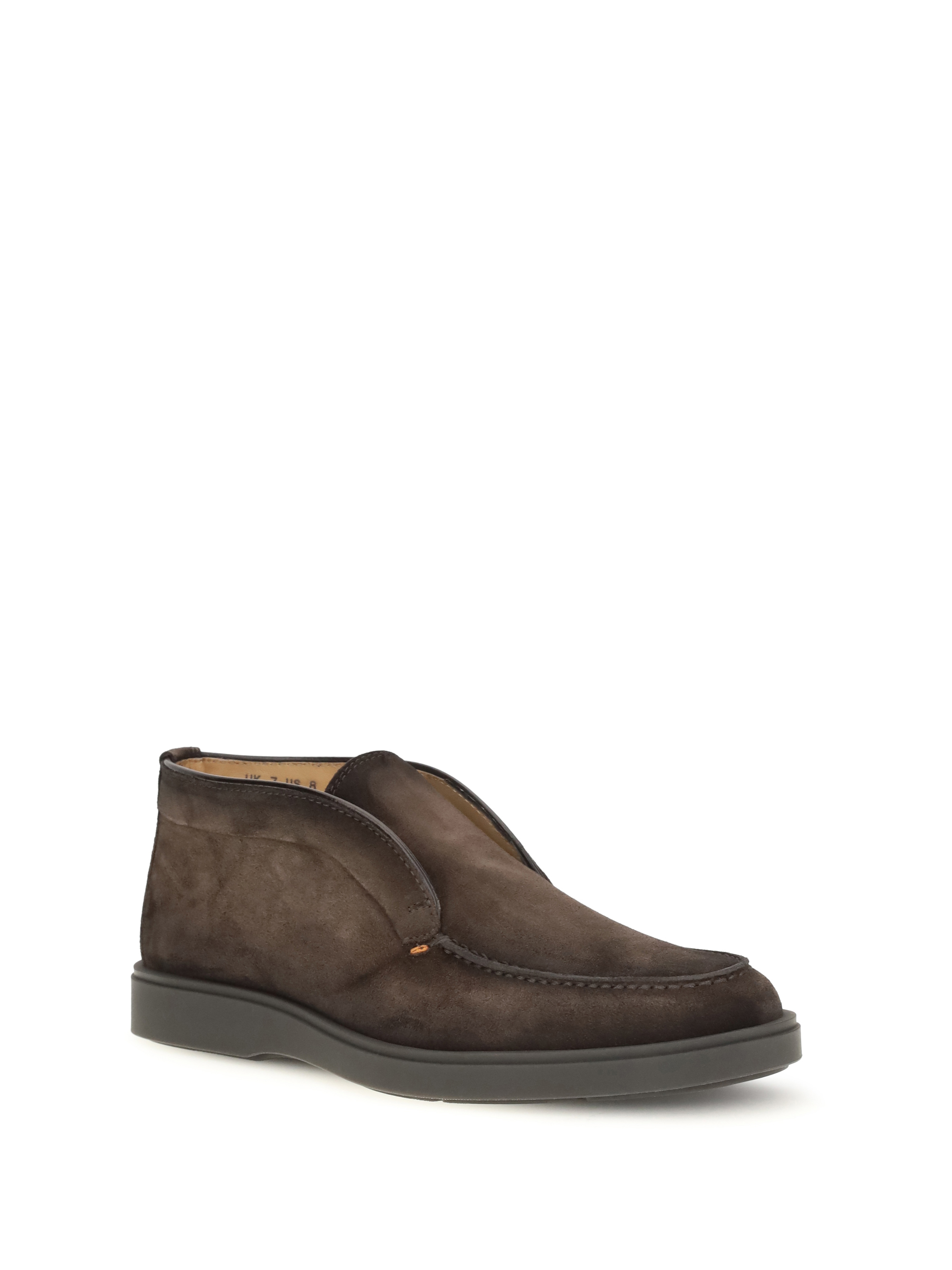 Suede slip-on Ankle Boots