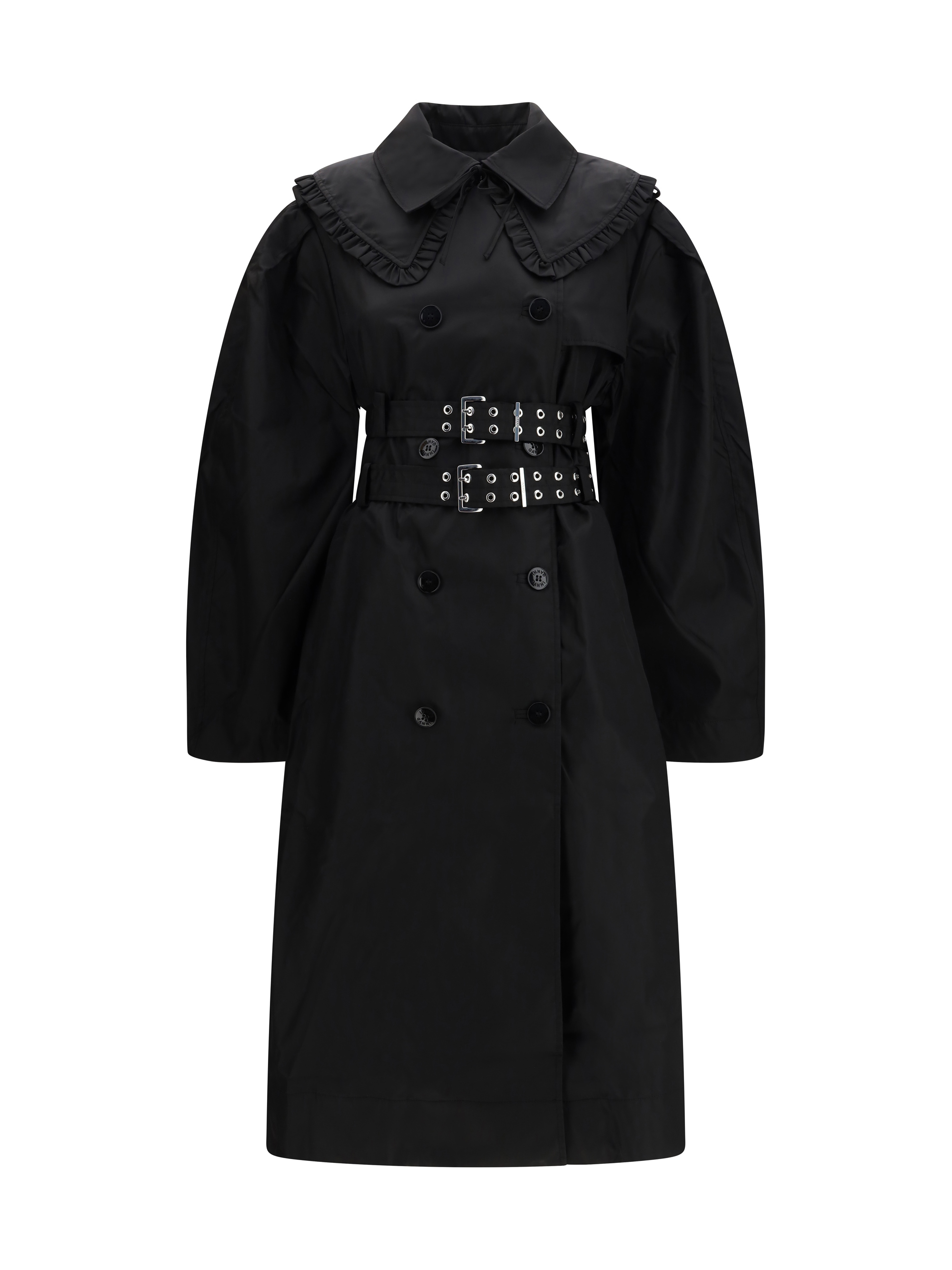 Belted double-breasted Coat