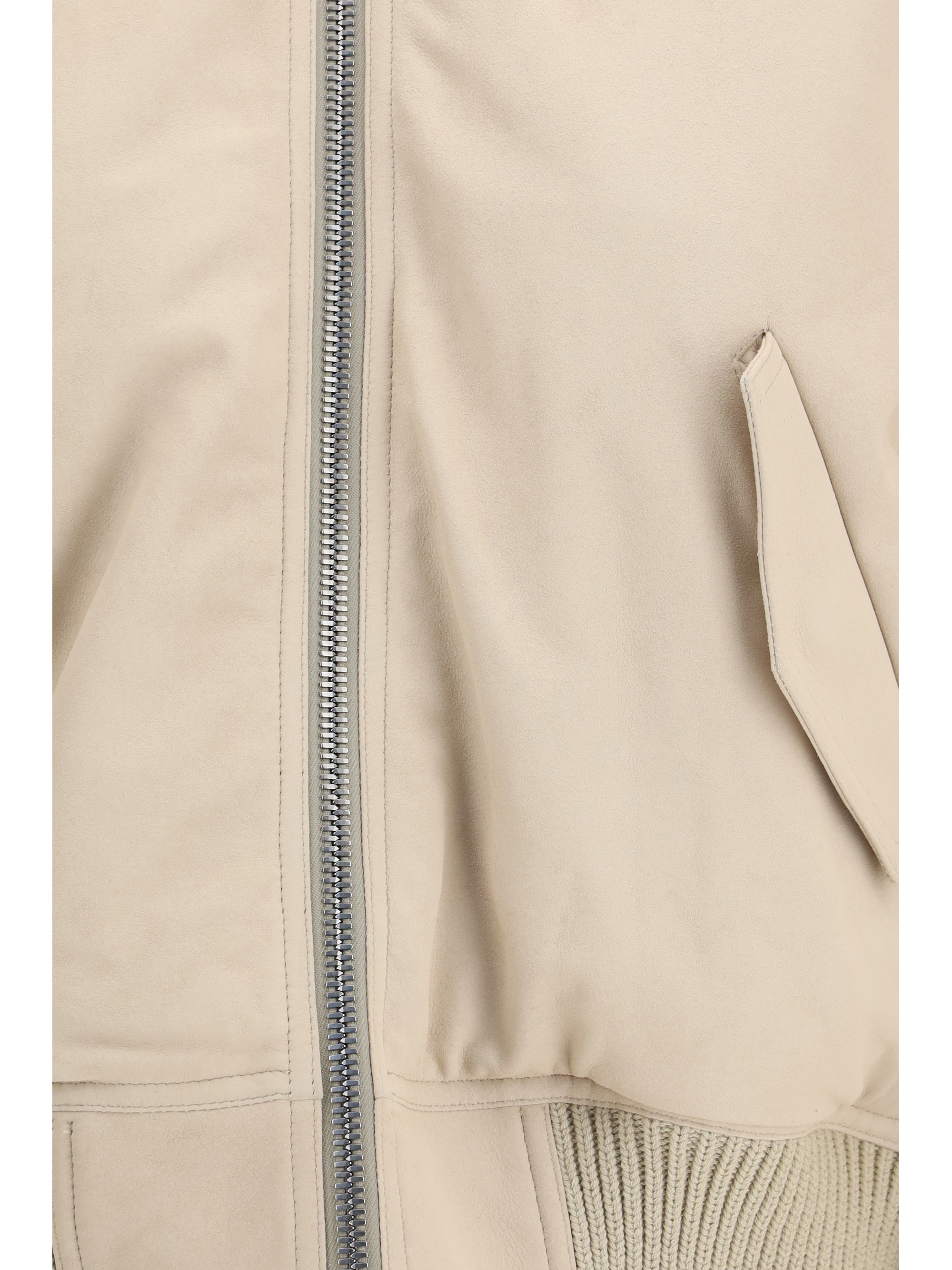 Secchia Flight Bomber in lamb leather