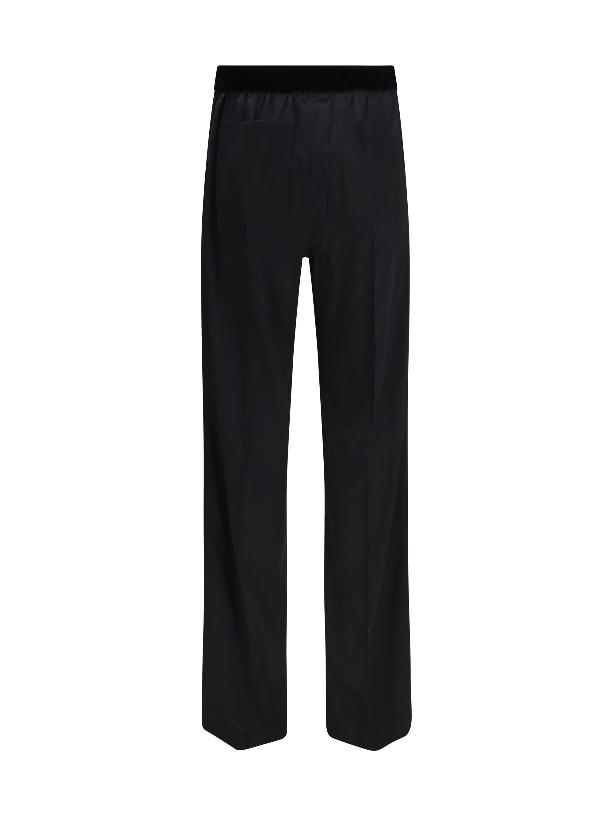 Stretch silk satin Pants
