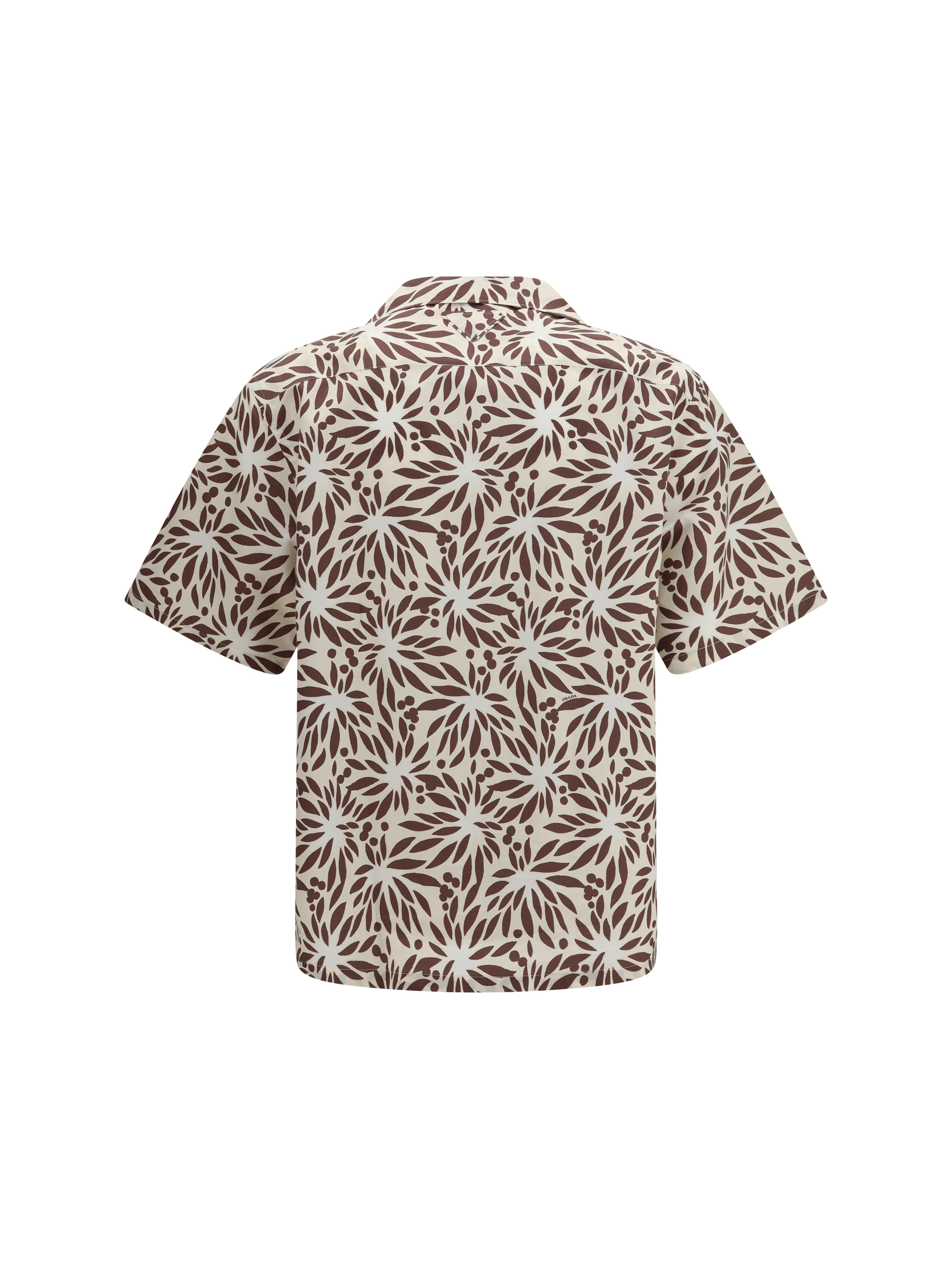 Printed cotton bowling Shirt