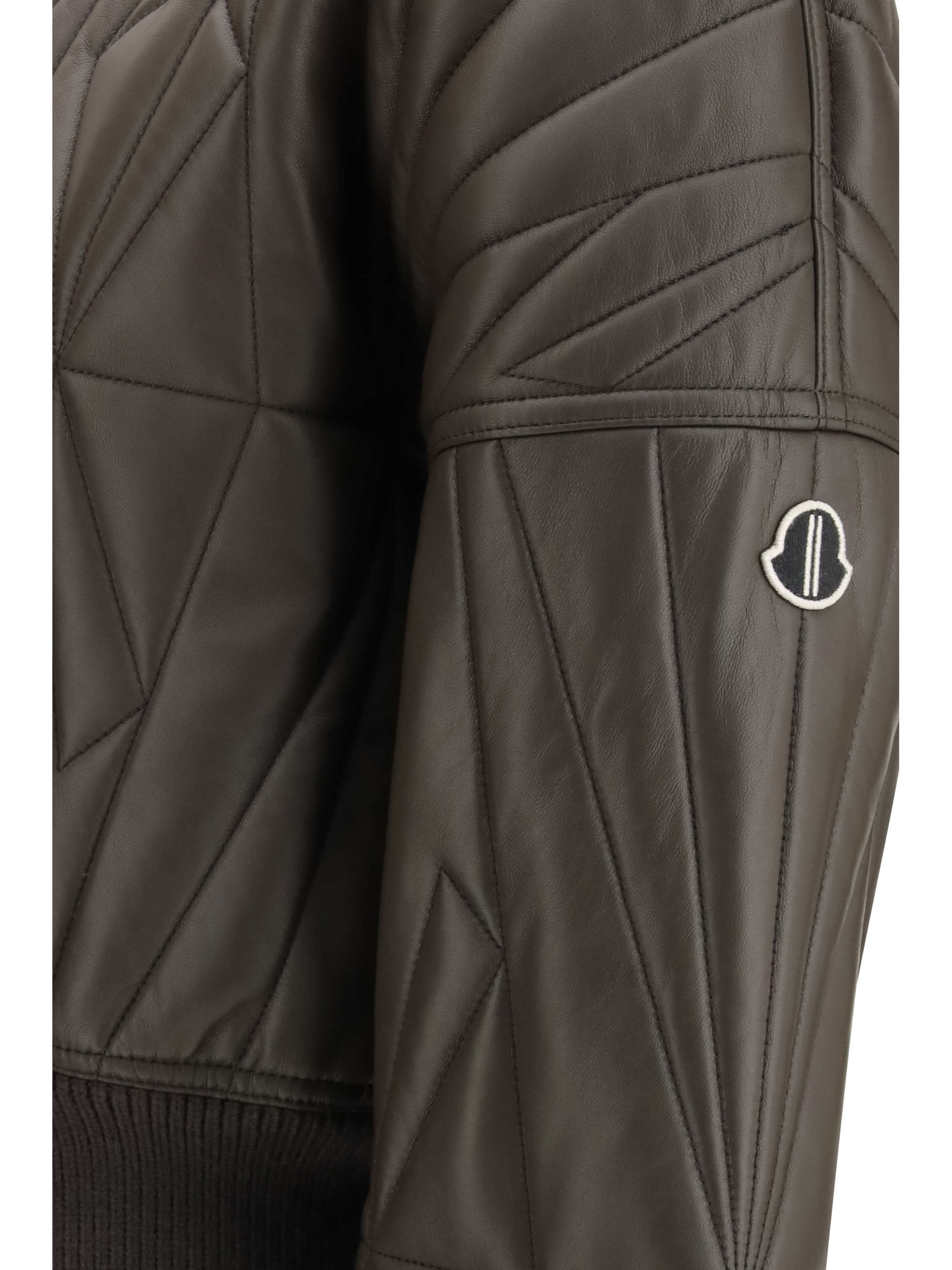 Geocamo leather Jacket Moncler + Rick Owens