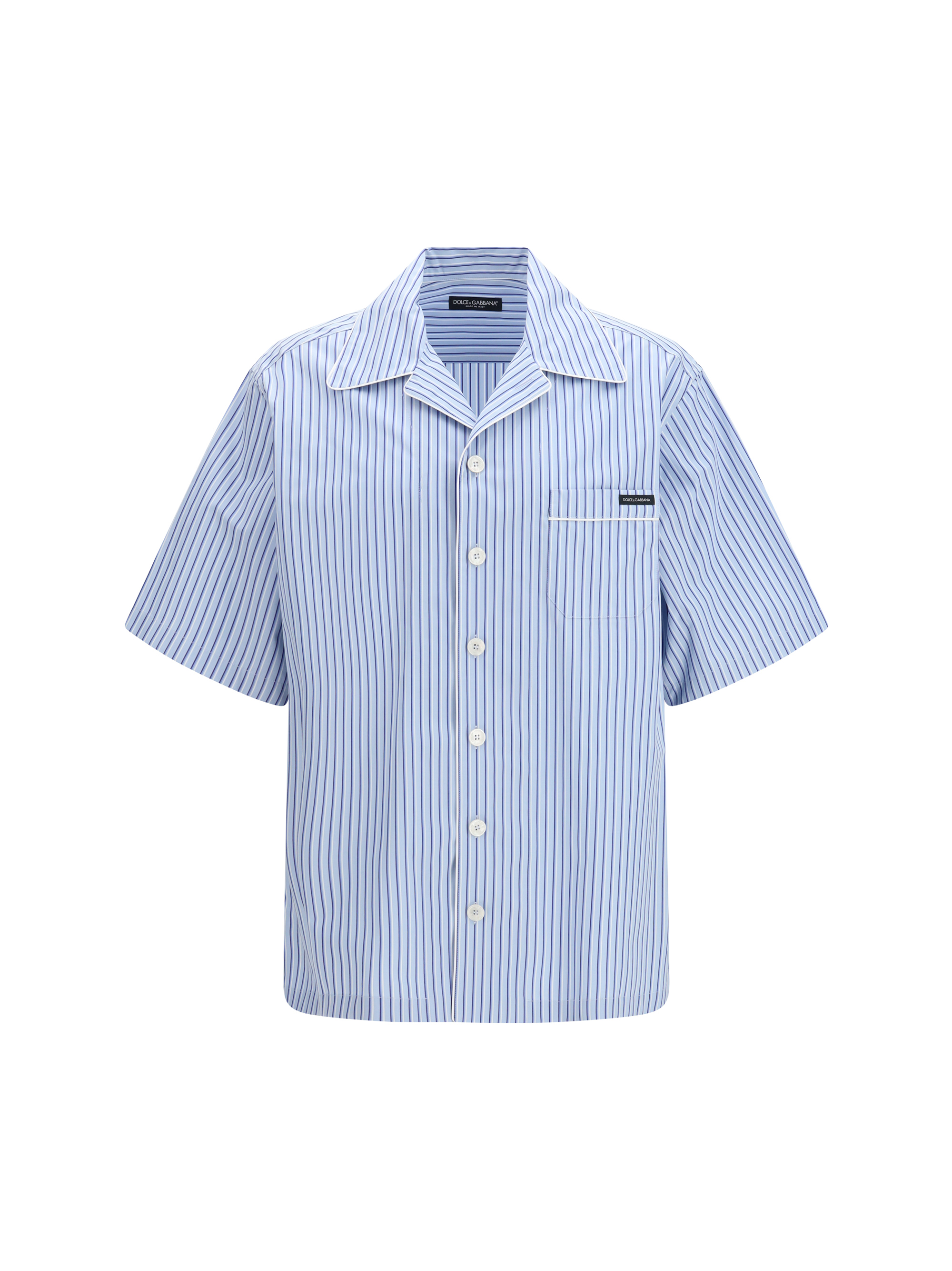 Striped poplin Hawaii Shirt