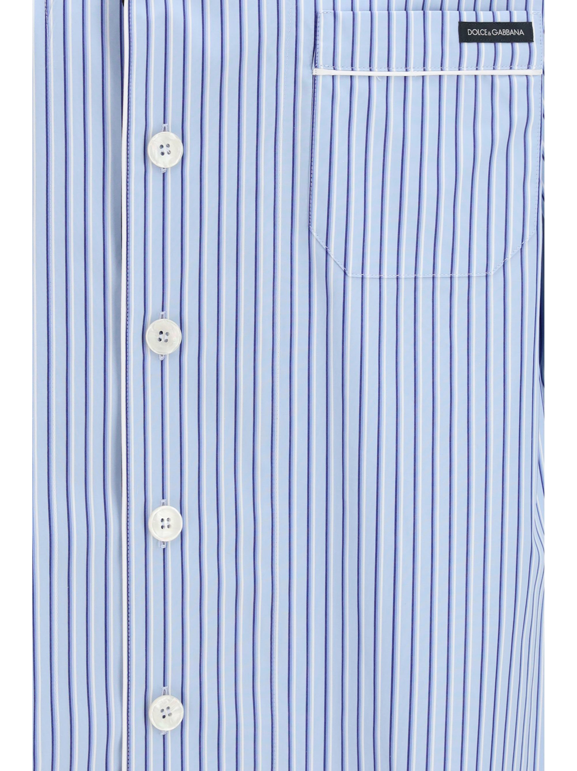 Striped poplin Hawaii Shirt