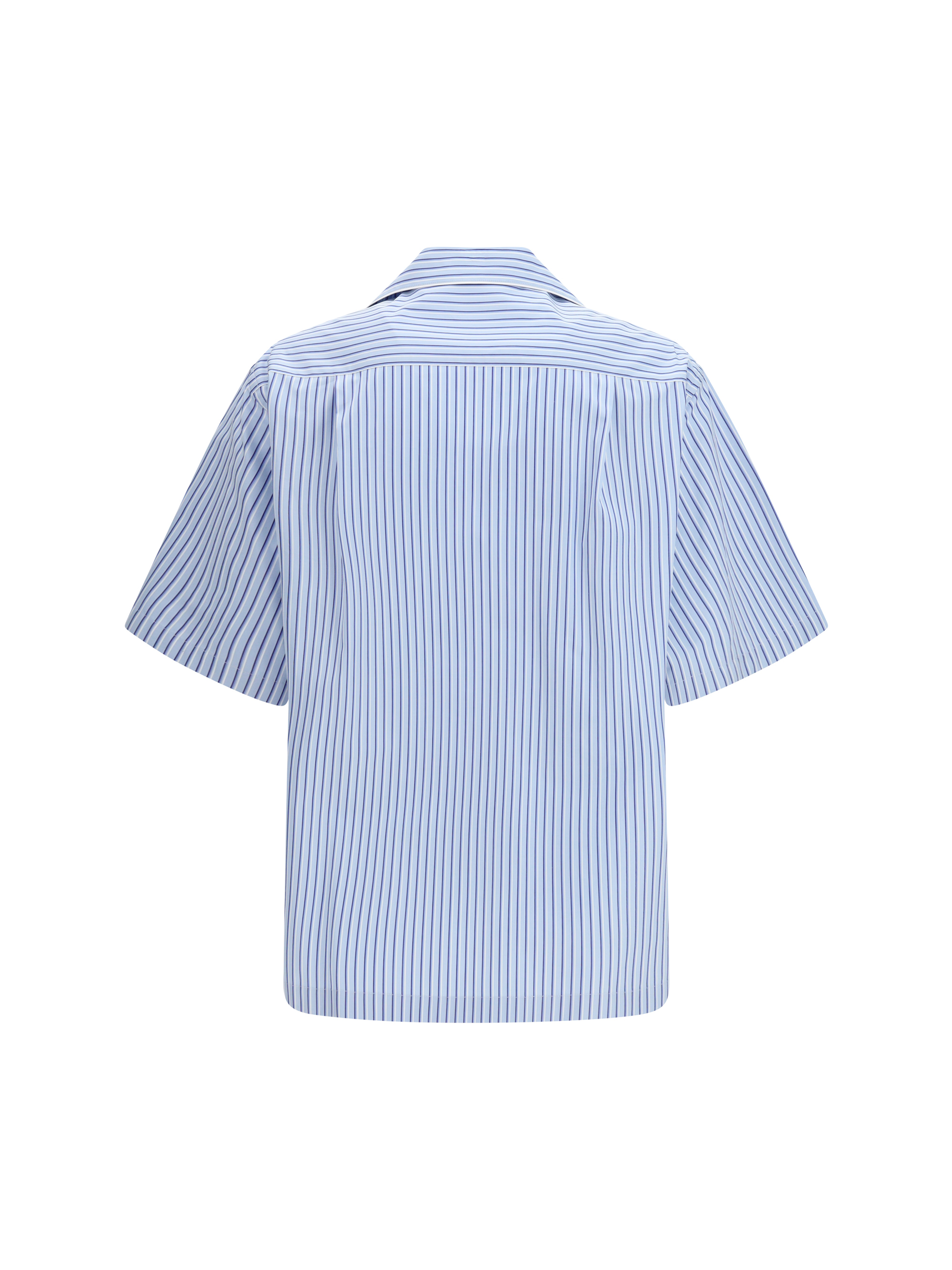 Striped poplin Hawaii Shirt