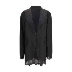 Reversible drip single breasted Blazer