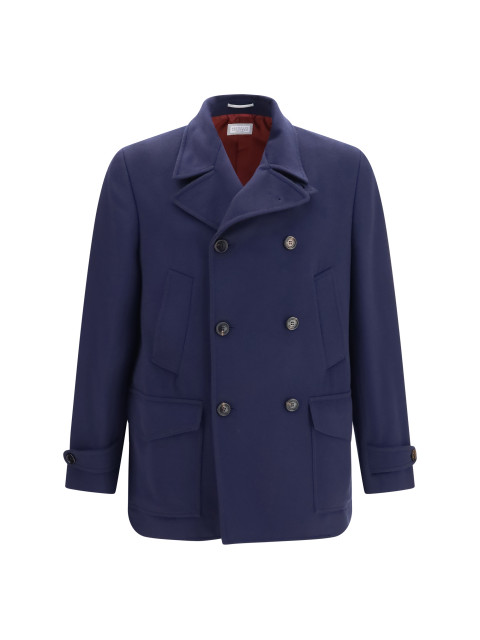 Double-breasted wool Coat