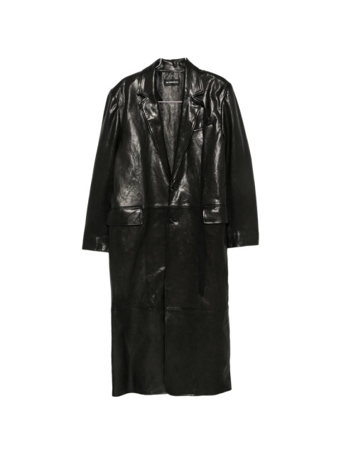 [ANN DEMEULEMEESTER] Leather Jacket FW26 B0012061 LT137 099