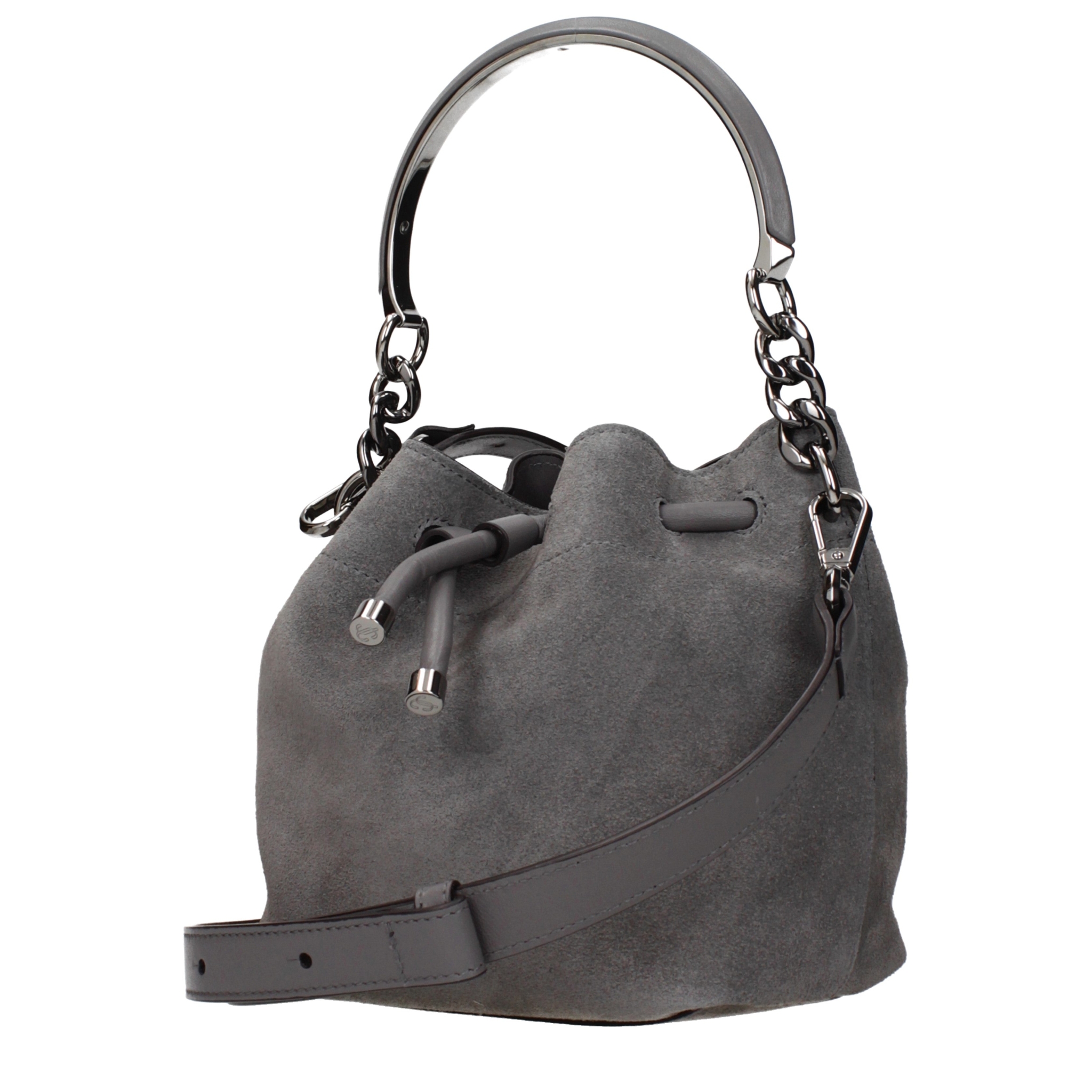 [Jimmy Choo] Tote bag SS25 BONBONBUCKETSOSUESTORMGUNMETAL