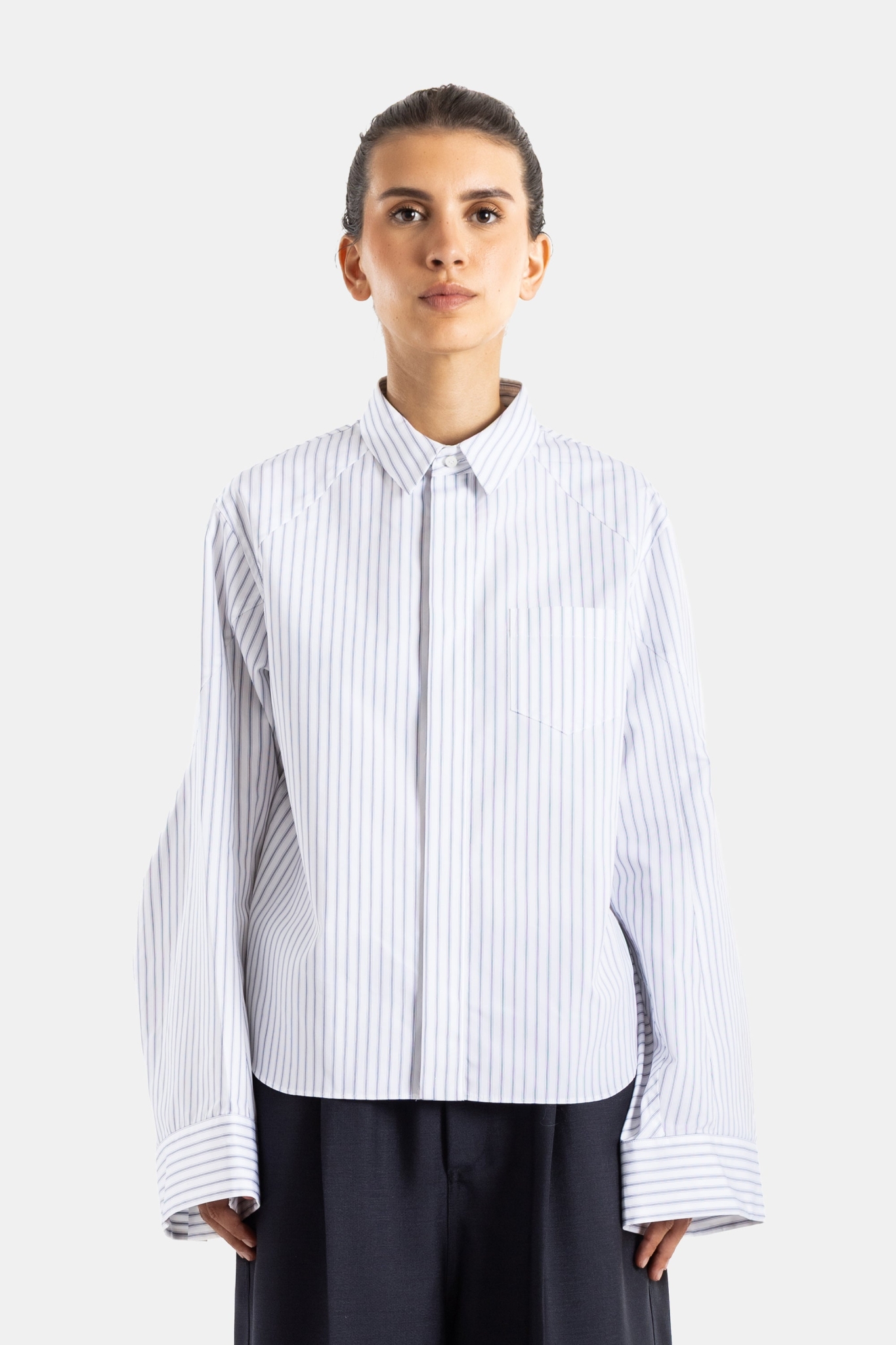 [Sacai] Shirts Long Sleeve FW26 26-08668