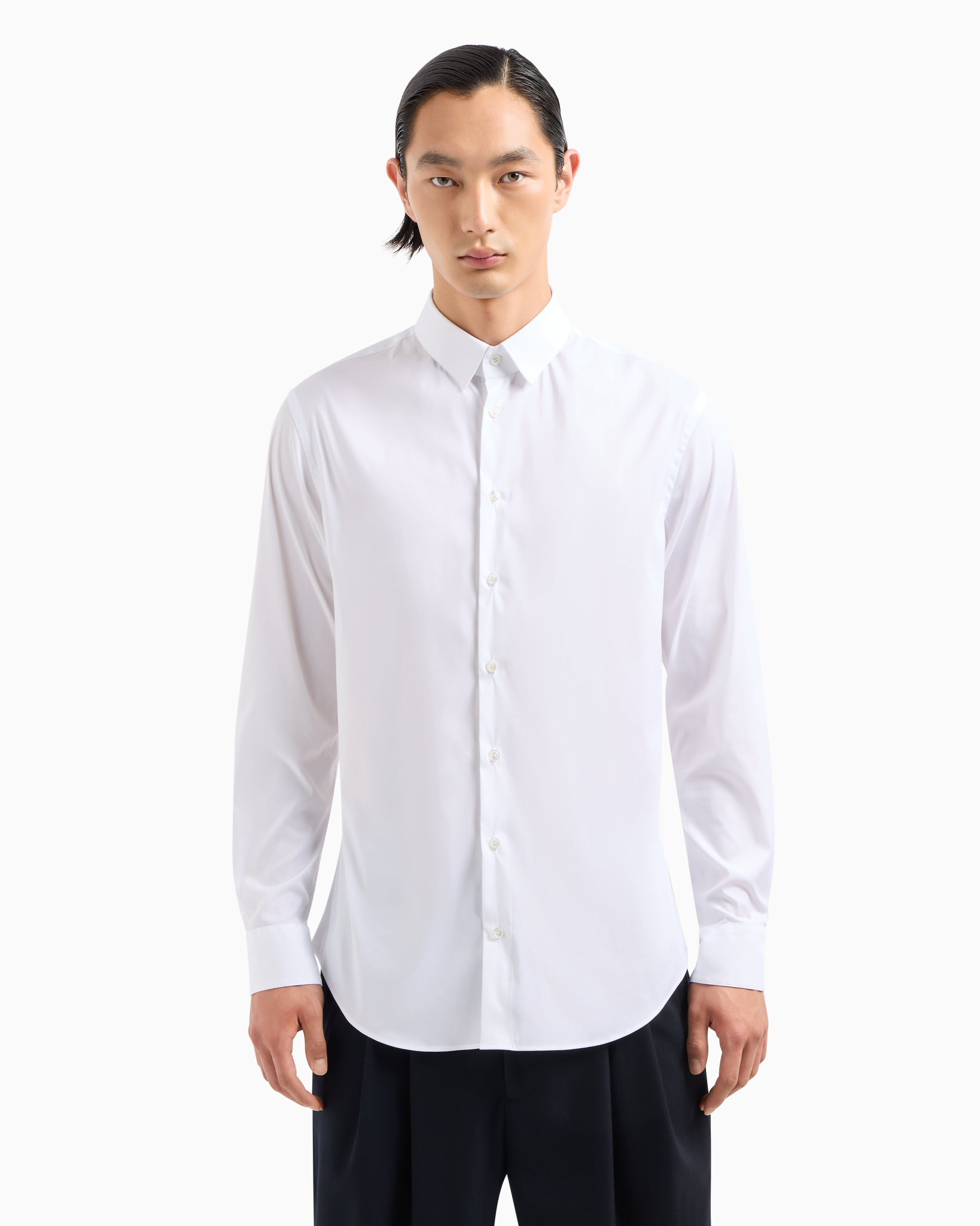 [Giorgio Armani] Shirts Long Sleeve FW26 GM000056-TE11184