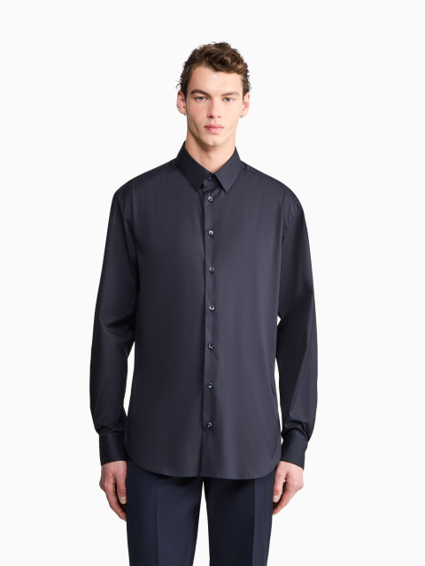 [Giorgio Armani] Shirts Long Sleeve FW26 GM000056-TE11184