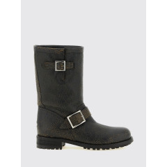 [Jimmy Choo] Boots FW26 BIKERMIDCTH BLACKTOFFEE