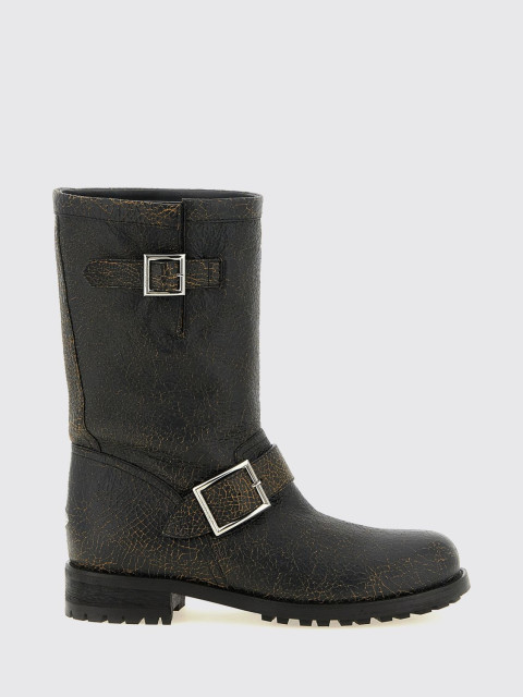 [Jimmy Choo] Boots FW26 BIKERMIDCTH BLACKTOFFEE