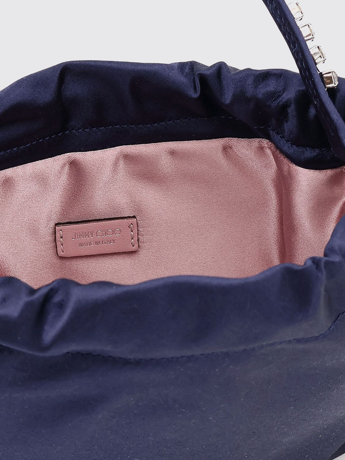 [Jimmy Choo] Tote bag FW26 DRAWSTRINGMINITHKSIMARINESIL MARINESILVER