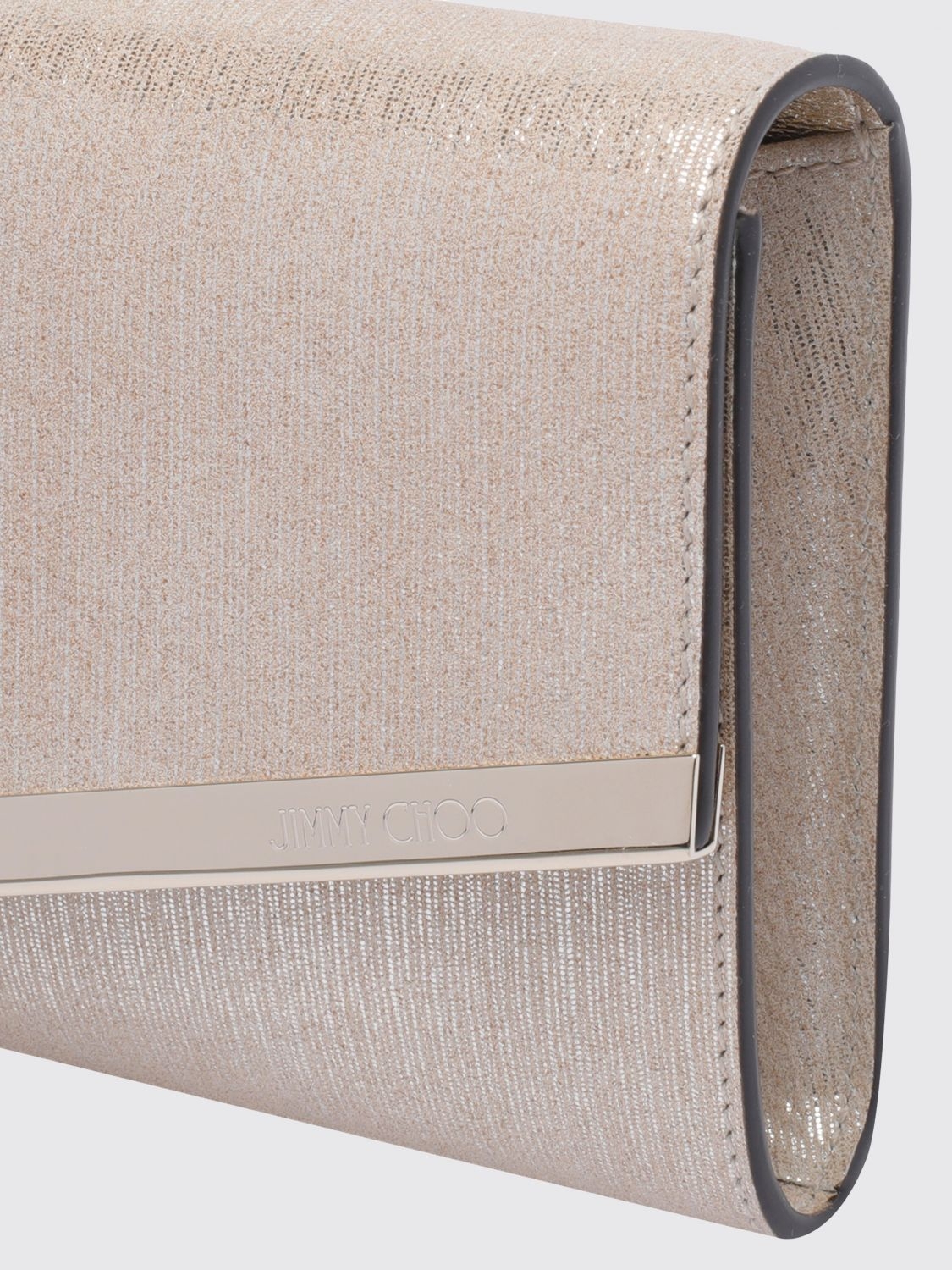 [Jimmy Choo] Clutch bag FW26 EMMIEHRK SOFT GOLD/LIGHT GOLD
