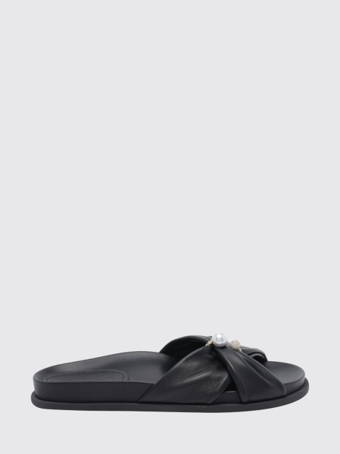 [Jimmy Choo] Sandals FW26 RAFIFLATGVR BLACK