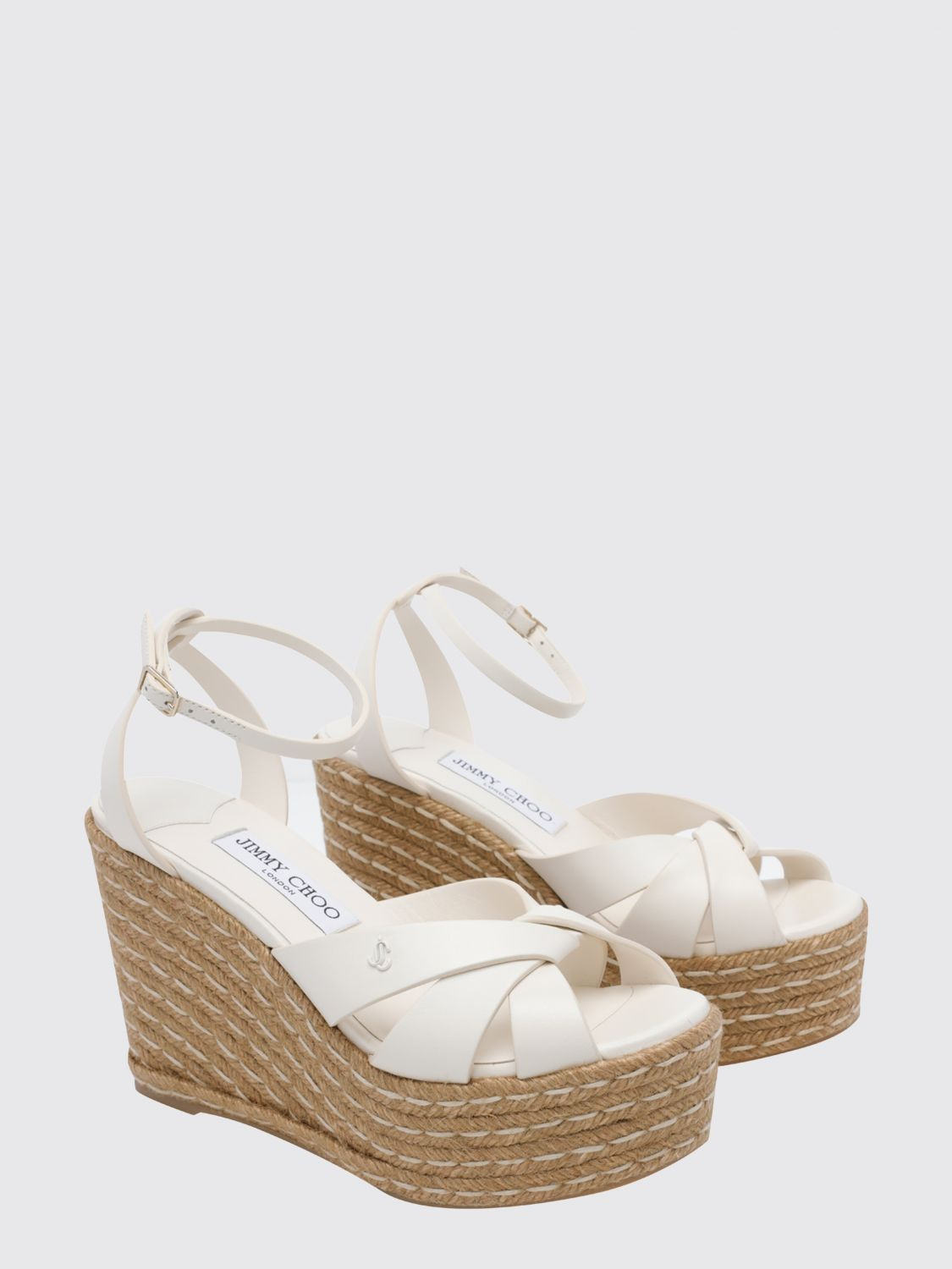 [Jimmy Choo] Wedges FW26 KORRA100NAP LATTE
