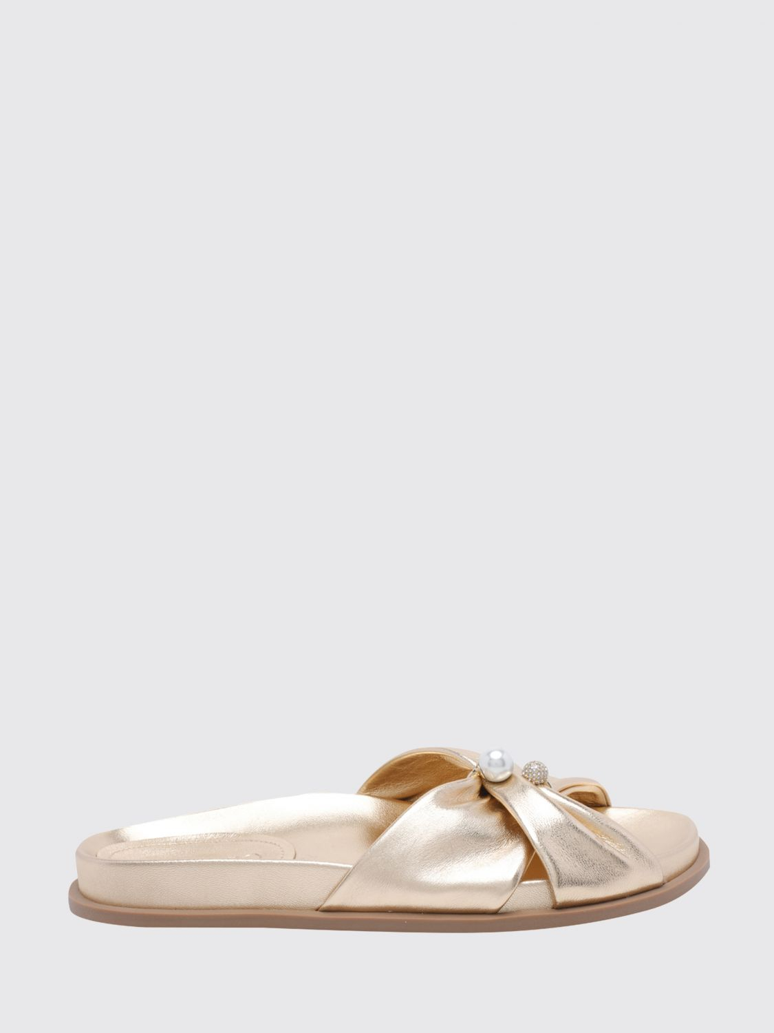 [Jimmy Choo] Sandals FW26 RAFIFLATMNA GOLD