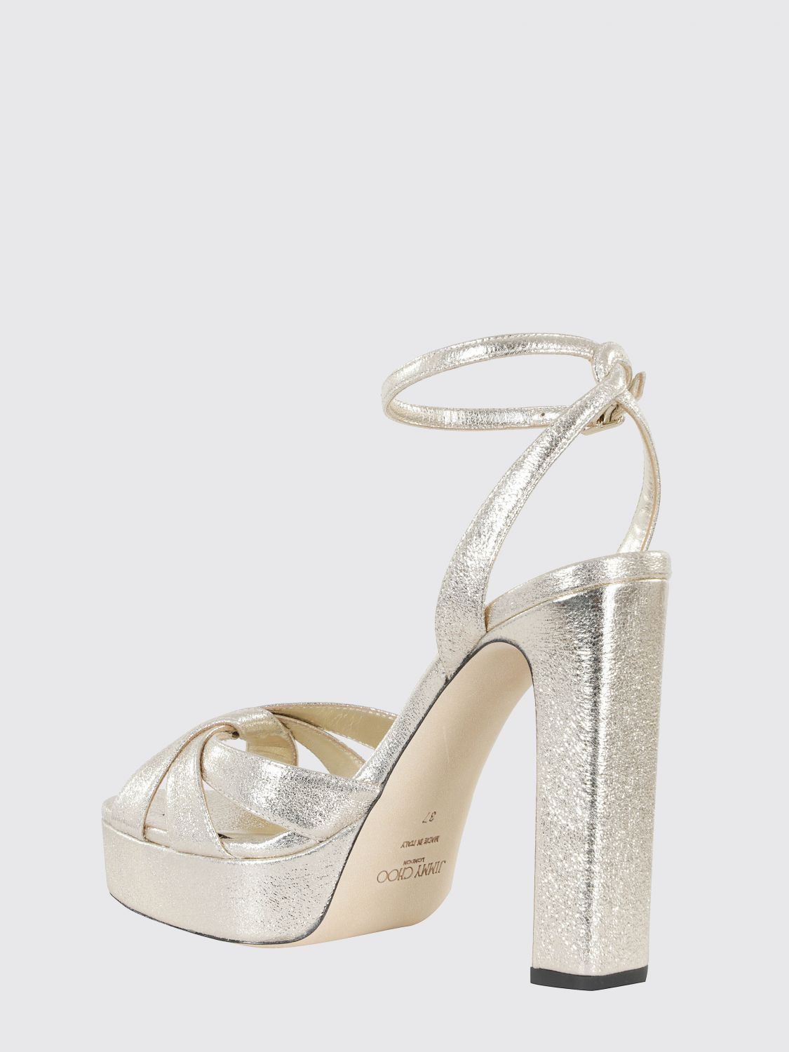 [Jimmy Choo] Sandals FW26 KOVE120DXB PLATINUM