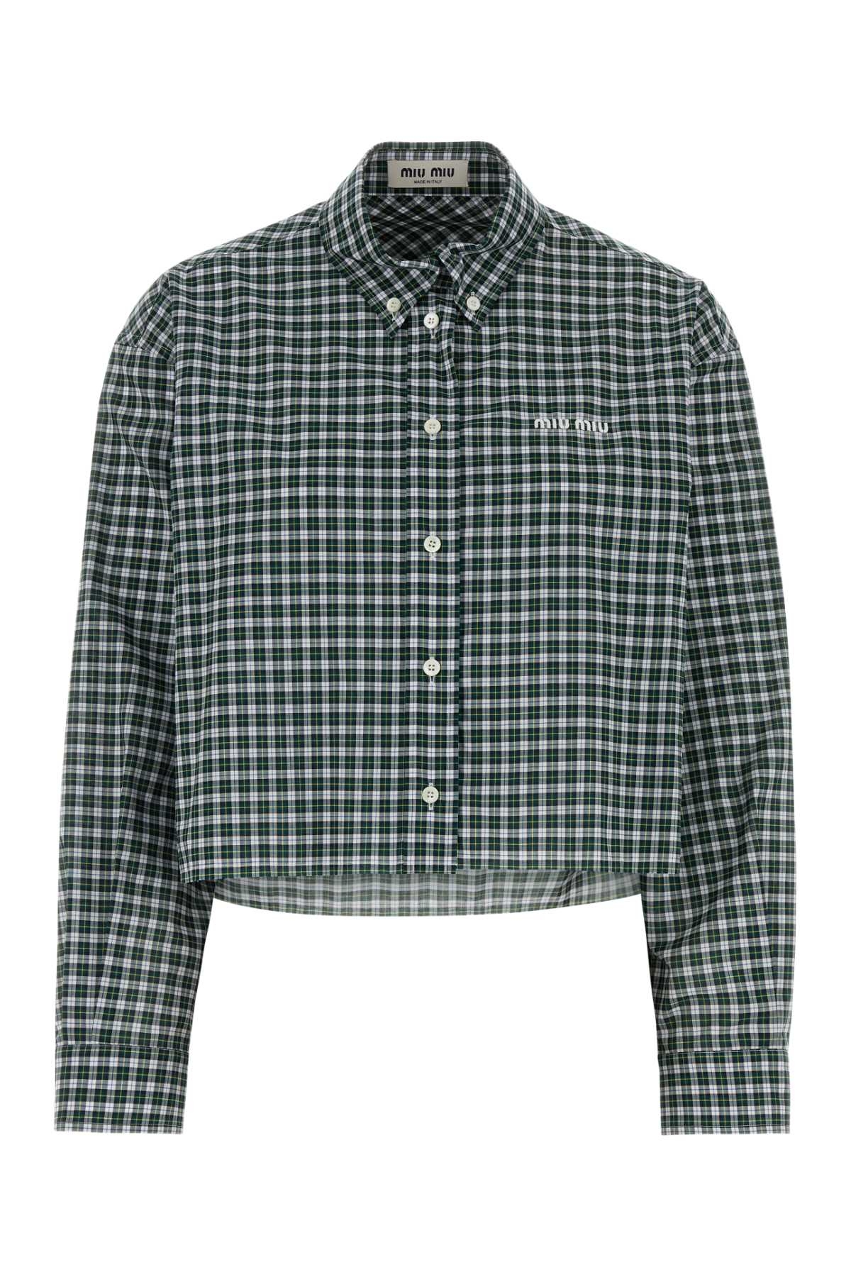 [Miu Miu] Shirts Long Sleeve FW26 MK1659SOOO19U3 F0A8Z