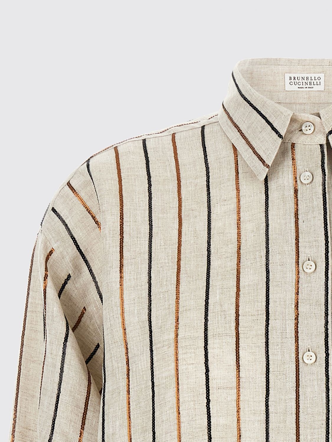 [Brunello Cucinelli] Shirts Long Sleeve SS26 MM633RF506 C200