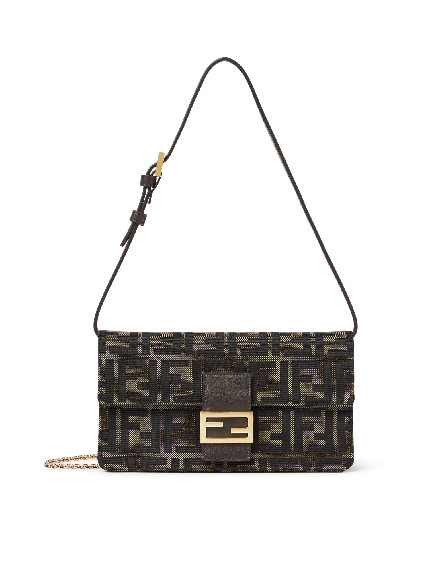 [Fendi] Shoulder bag FW26 8M0602B17AF14YN TOBACCO MORO EBANO