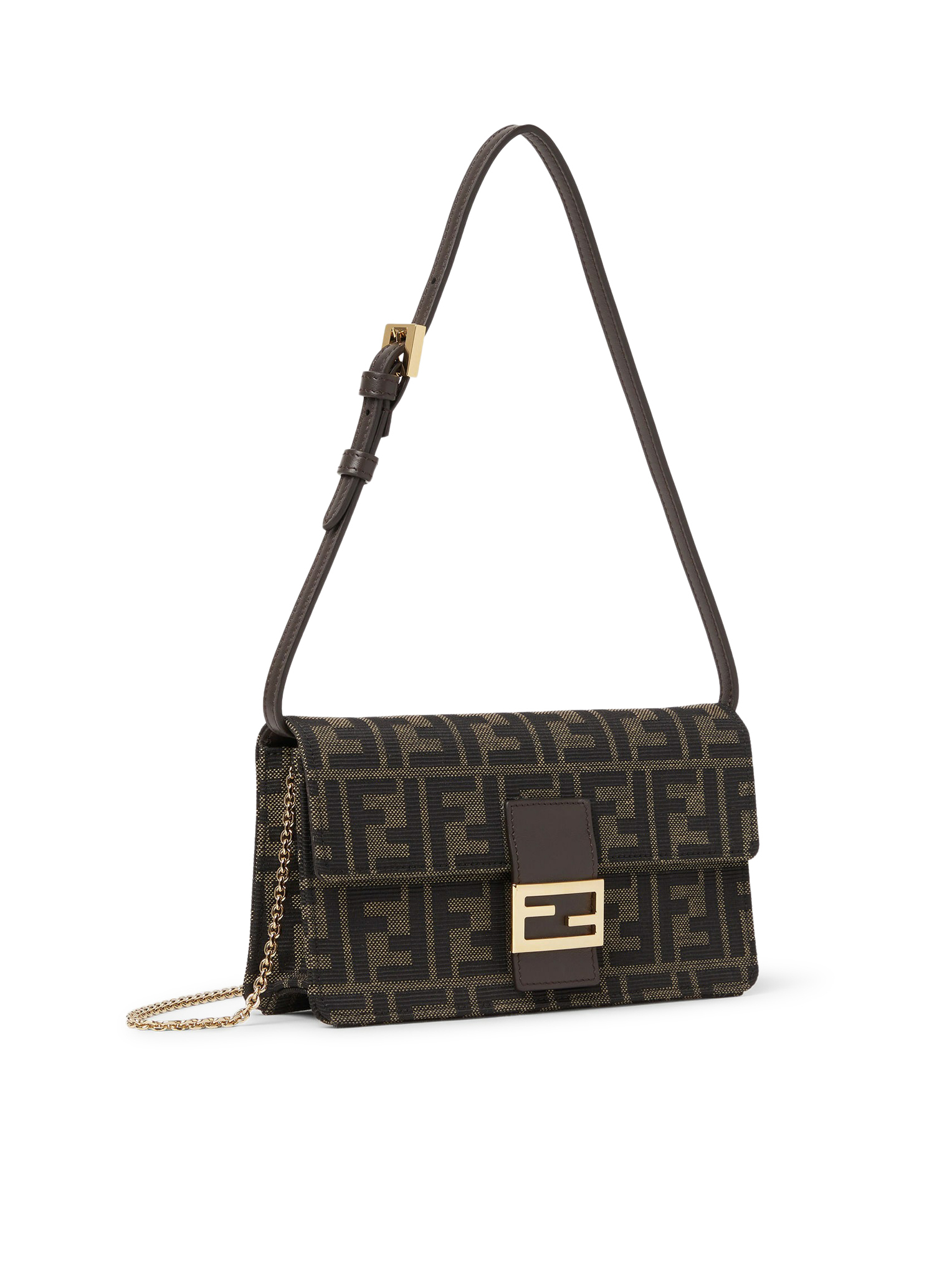 [Fendi] Shoulder bag FW26 8M0602B17AF14YN TOBACCO MORO EBANO