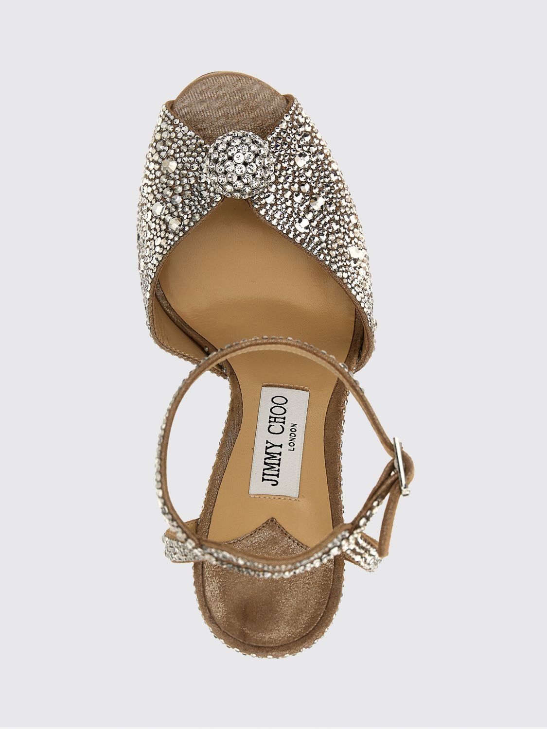 [Jimmy Choo] Sandals FW26 SACORA100PHZ NUDECRYSTAL