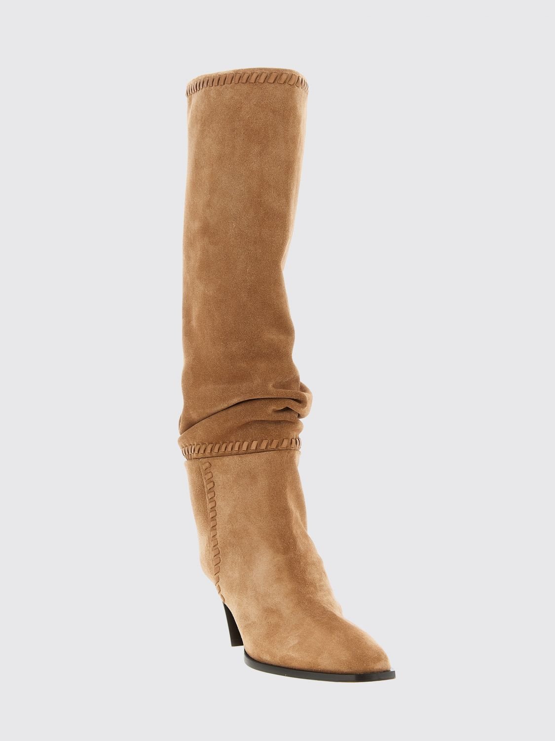 [Jimmy Choo] Boots FW25 HARTSTITCHKB60HTW TOFFEE