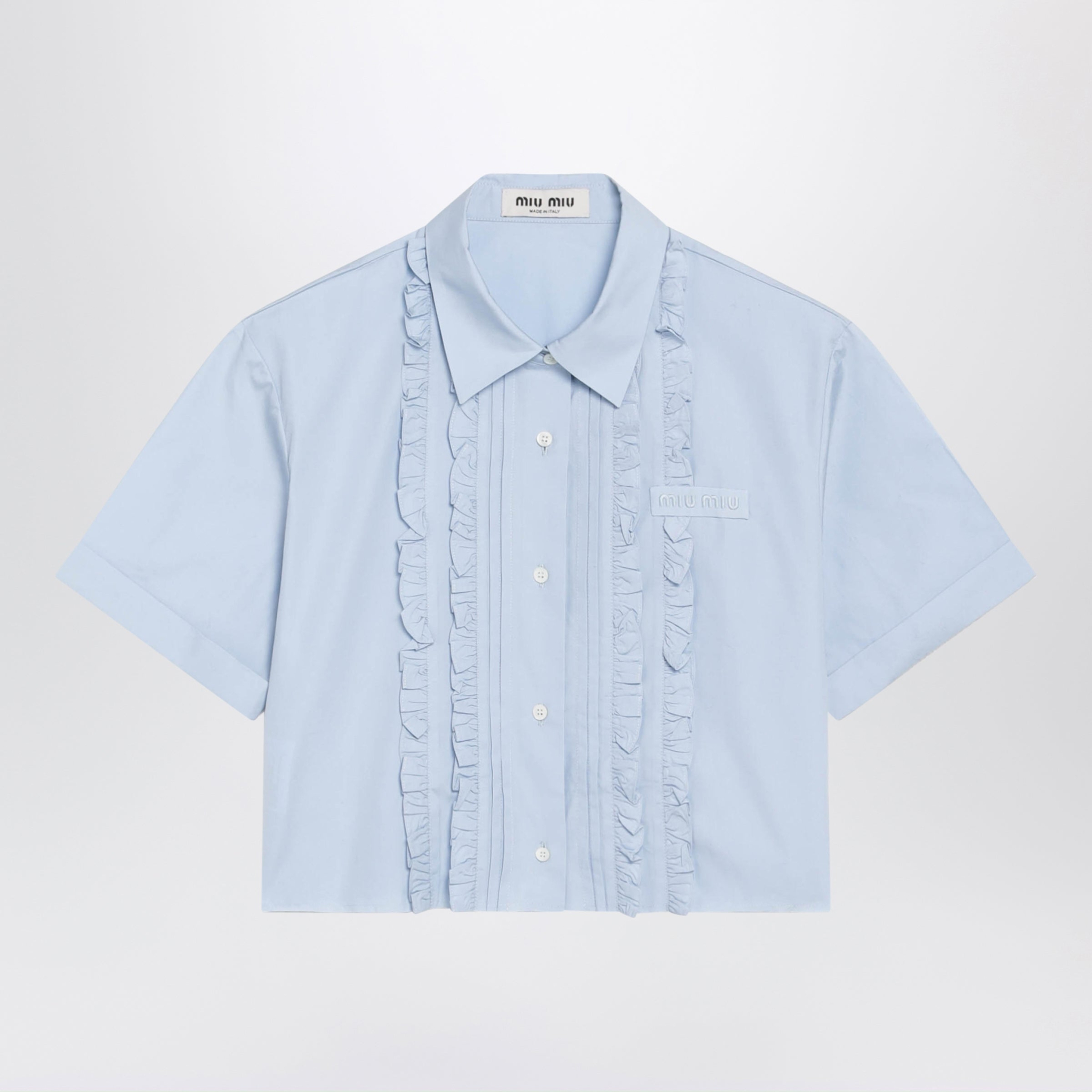 [Miu Miu] Shirts Short Sleeve FW26 MK2045OOO10RG