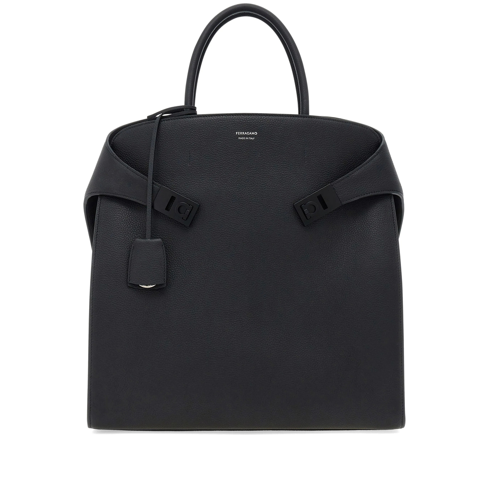 [Ferragamo] Tote bag FW26 241666 0777378 NERO
