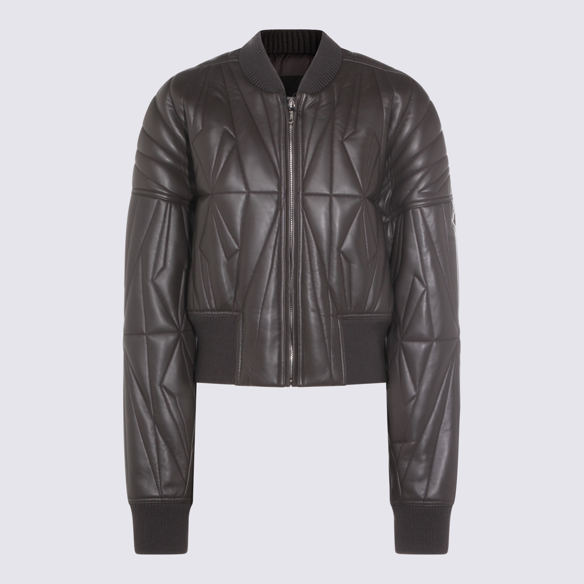 [Moncler X Rick Owens] Leather Jacket SS26 MU01F1A11M8116828