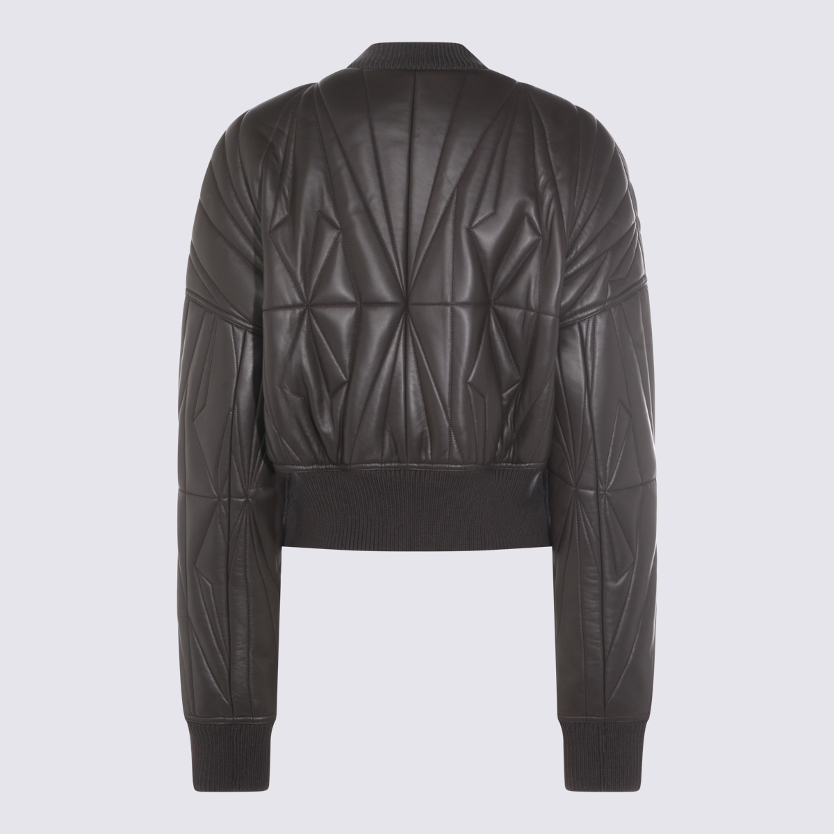 [Moncler X Rick Owens] Leather Jacket SS26 MU01F1A11M8116828
