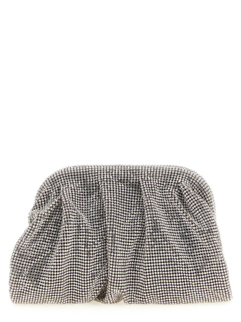 [Benedetta Bruzziches] Clutch bag FW26 0011019CRYSTALONSILVER