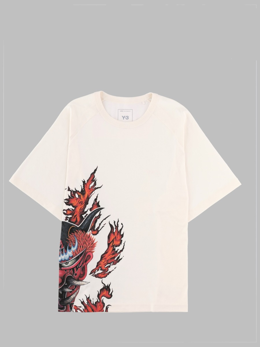 [Y - 3] T-shirts Short Sleeve FW26 KU2200_CHALKWHITE