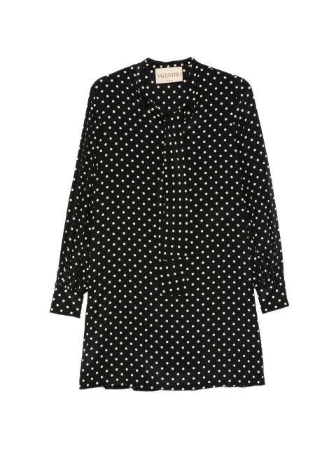 [Valentino Garavani] Long sleeve dress SS26 8B3VAJF89DWTB1