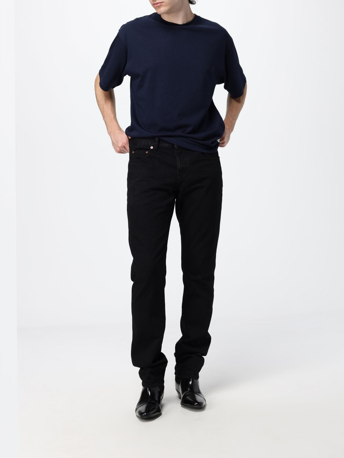 [Saint Laurent] T-shirts Short Sleeve FW26 798933Y37RY 4019