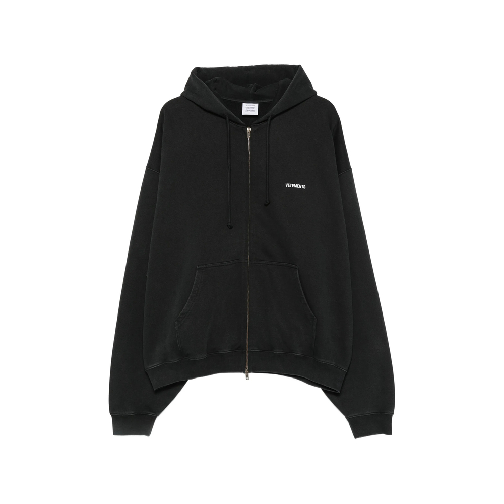 [Vetements] Hoodie FW26 MH27ZU141B  BKWHI