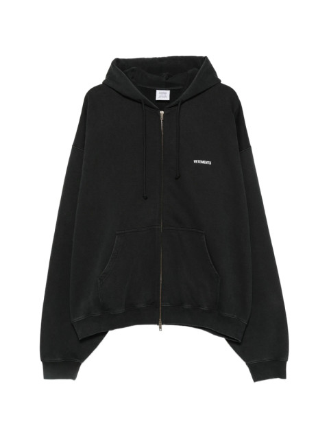 [Vetements] Hoodie FW26 MH27ZU141B  BKWHI